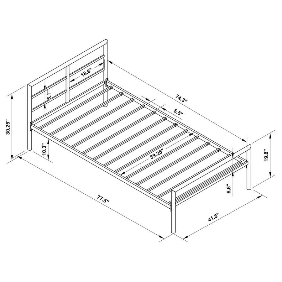 Fisher - Metal Bed