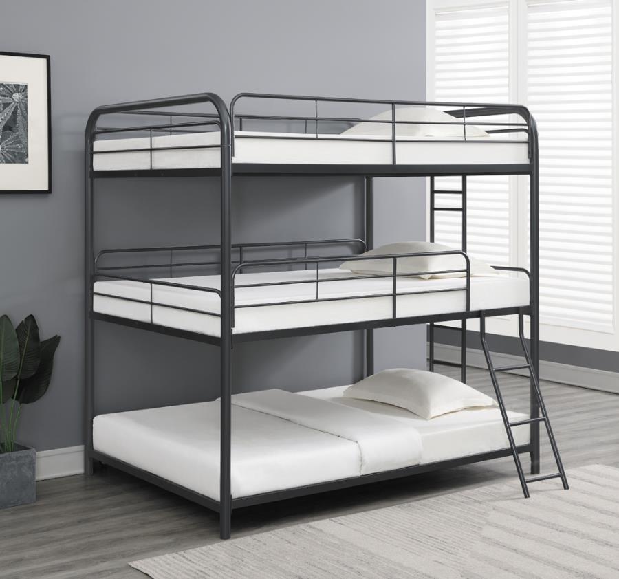 Garner - Triple Bunk Bed With Ladder