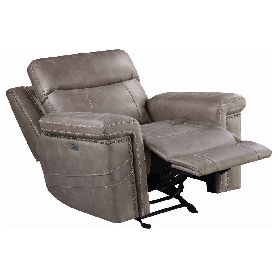 Wixom - Power Glider Recliner - Taupe