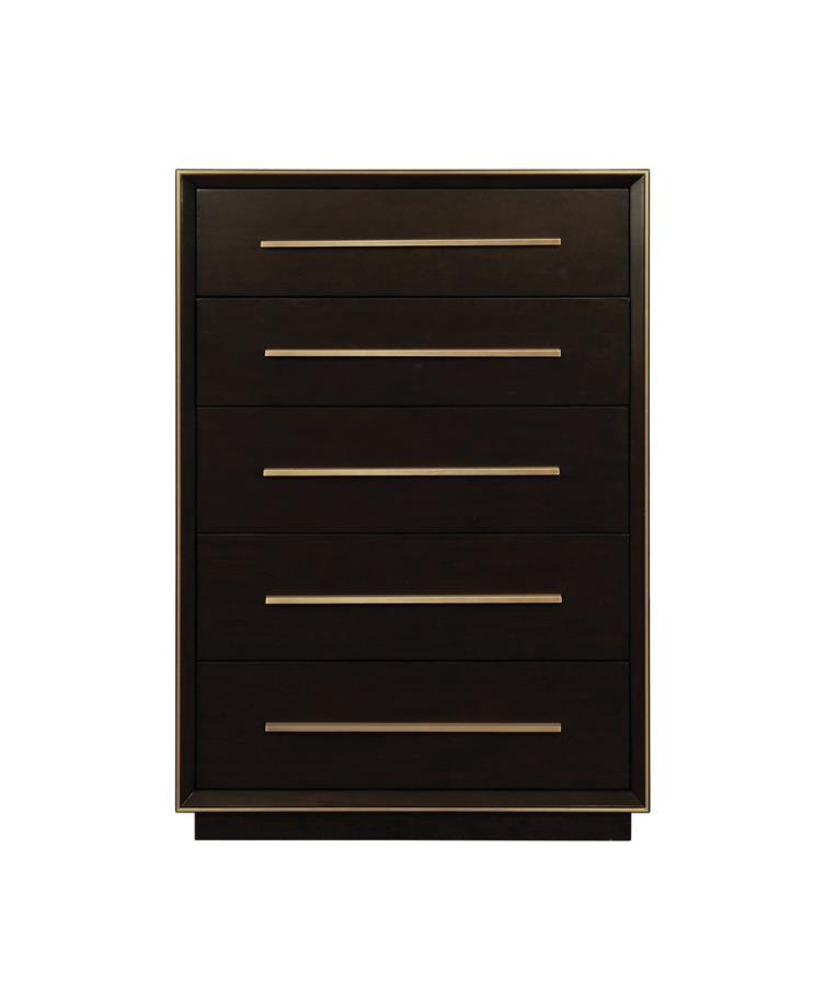 Durango - 5-Drawer Chest - Smoked Peppercorn