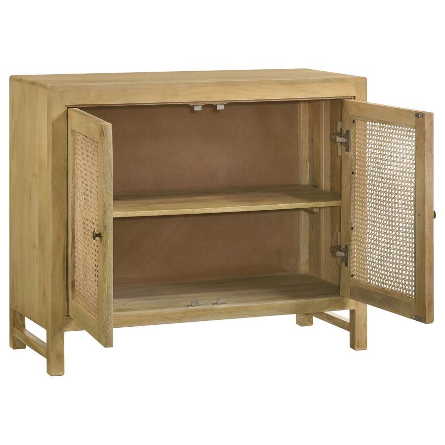 Zamora - Rectangular 2-Door Accent Cabinet - Natural