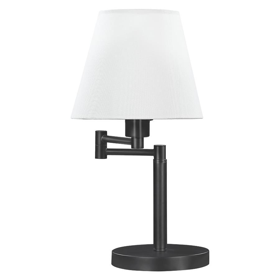 Colombe - Rotatable Frame Table Lamp - Off White and Matte Black