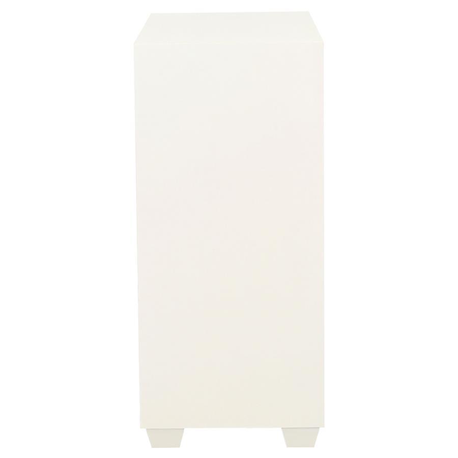 Belinda - 2-Door Accent Cabinet - White and Gold