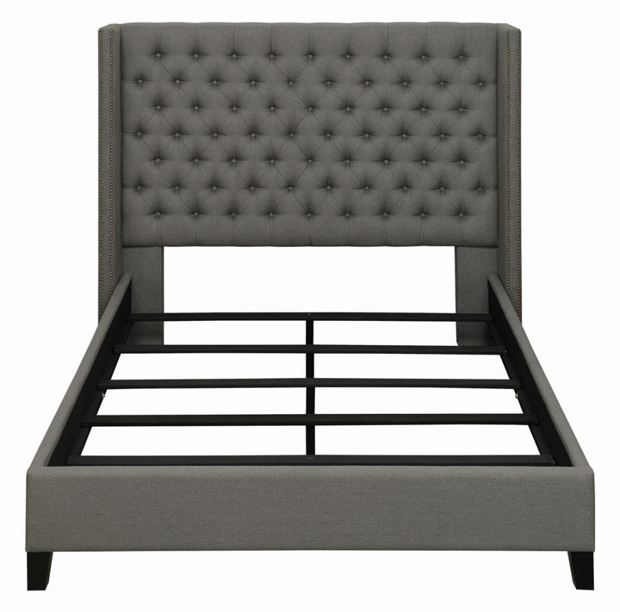 Bancroft - Demi-wing Upholstered Bed