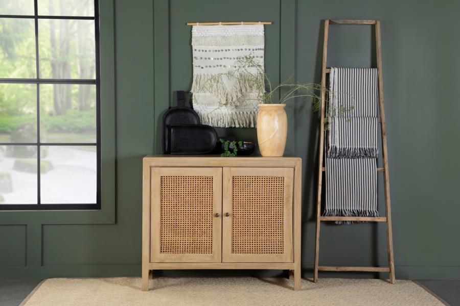 Zamora - Rectangular 2-Door Accent Cabinet - Natural