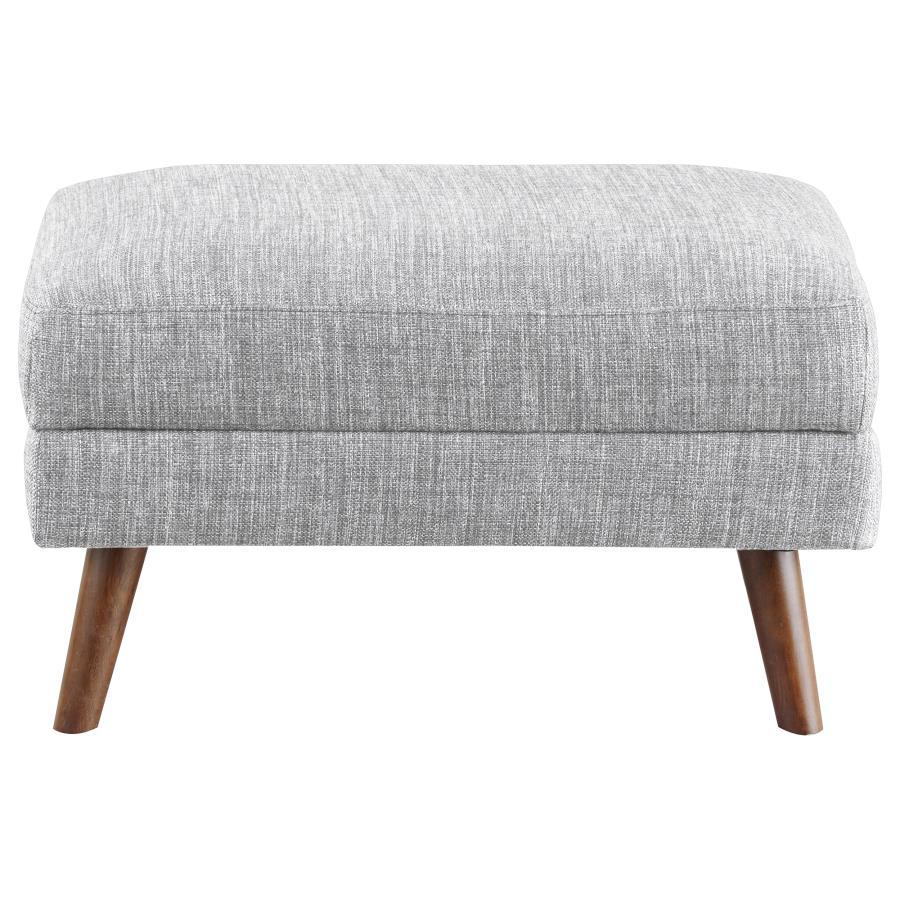 Churchill - Ottoman With Tapered Legs Grey