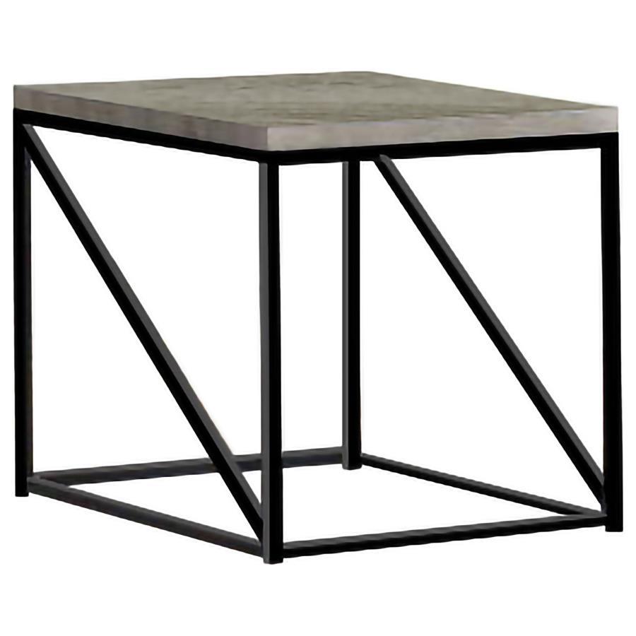 Birdie - Square End Table - Sonoma Grey