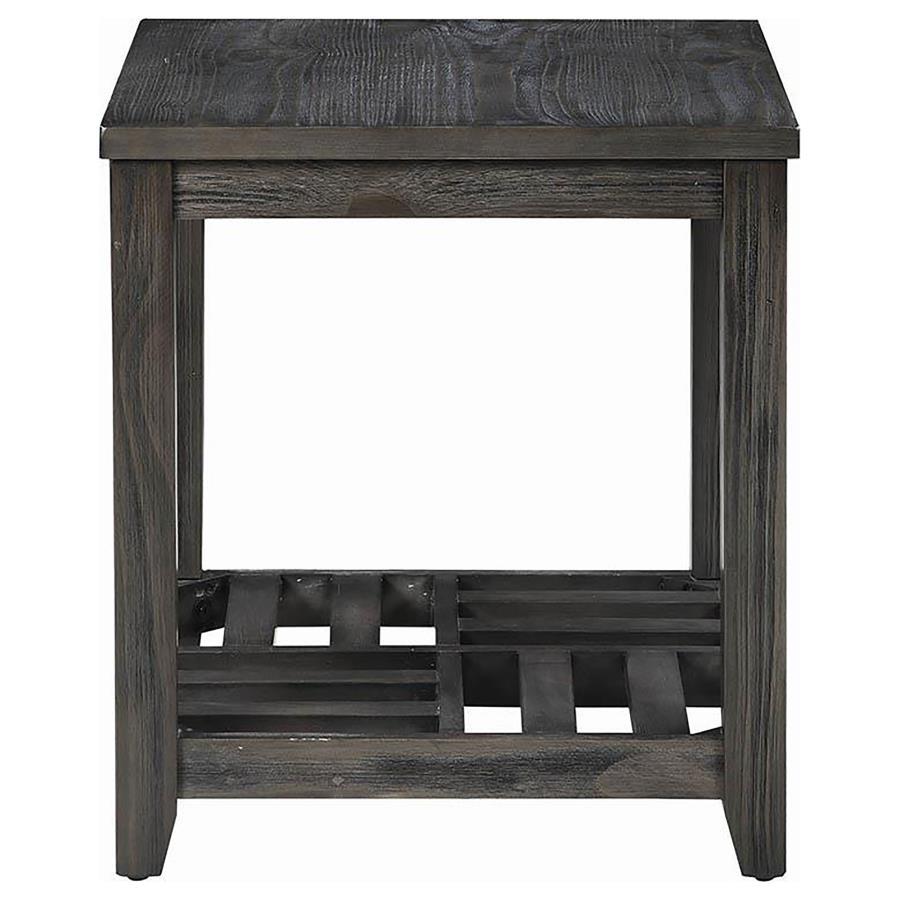 Cliffview - 1-Shelf Rectangular End Table - Grey