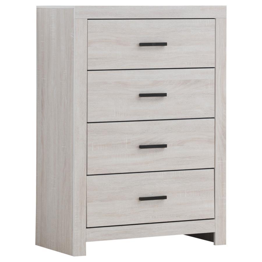 Brantford - 4-Drawer Chest Coastal - White