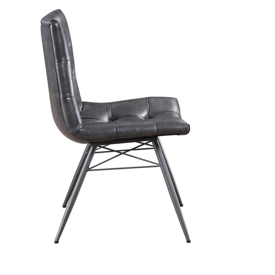 Aiken - Tufted Dining Chairs (Set of 4) - Charcoal