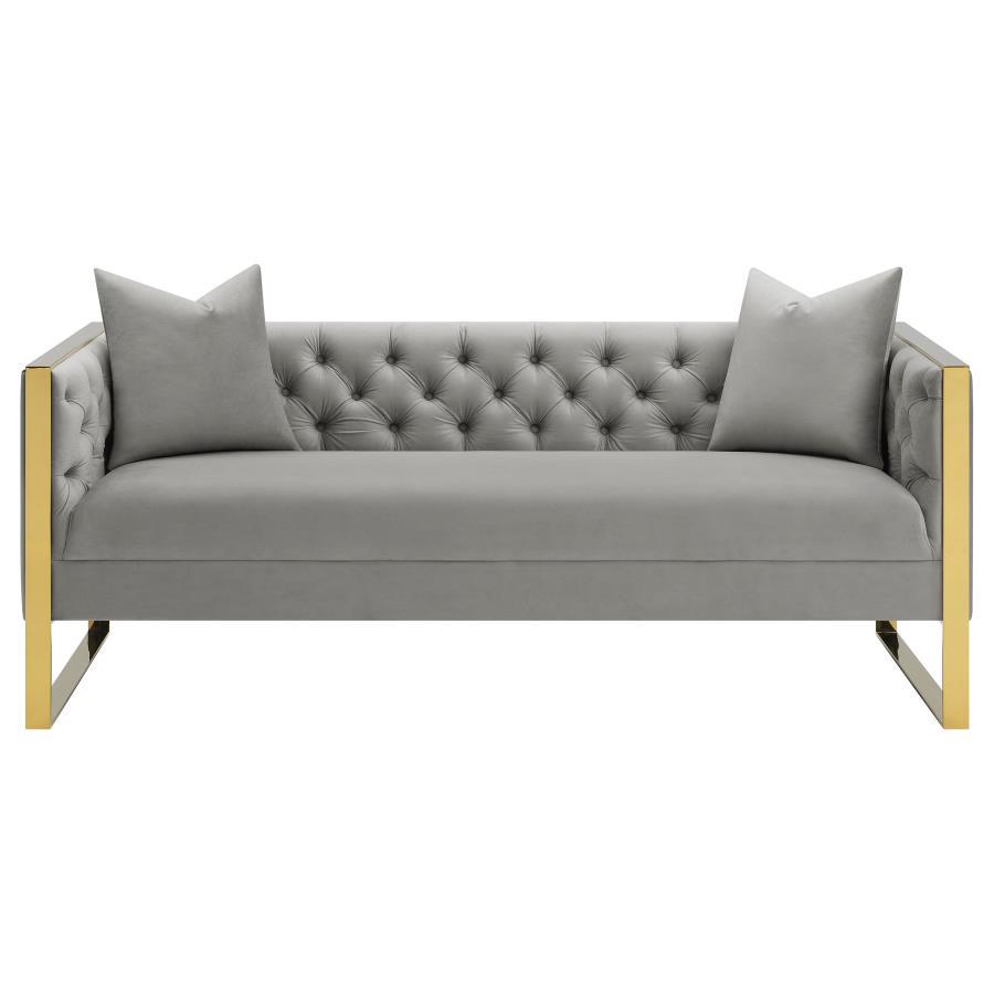 Eastbrook - Tufted Back Sofa - Grey