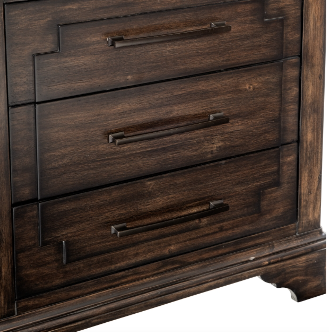Boone Collection Rustic Brown Nightstand