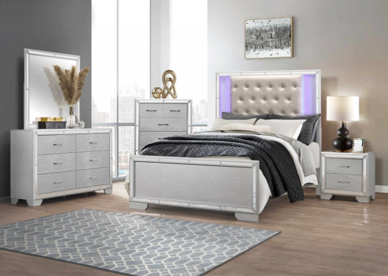 1428 Aveline Collection Alligator Nightstand