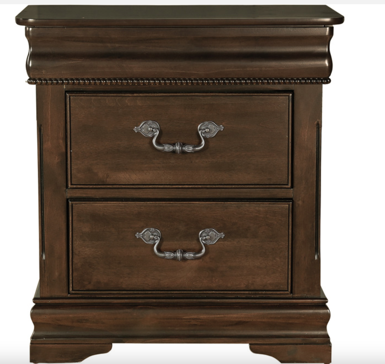 Mont Belvieu Collection Dark Cherry Nightstand