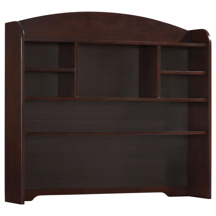 Phoenix - Desk Hutch With Shelves - Cappuccino