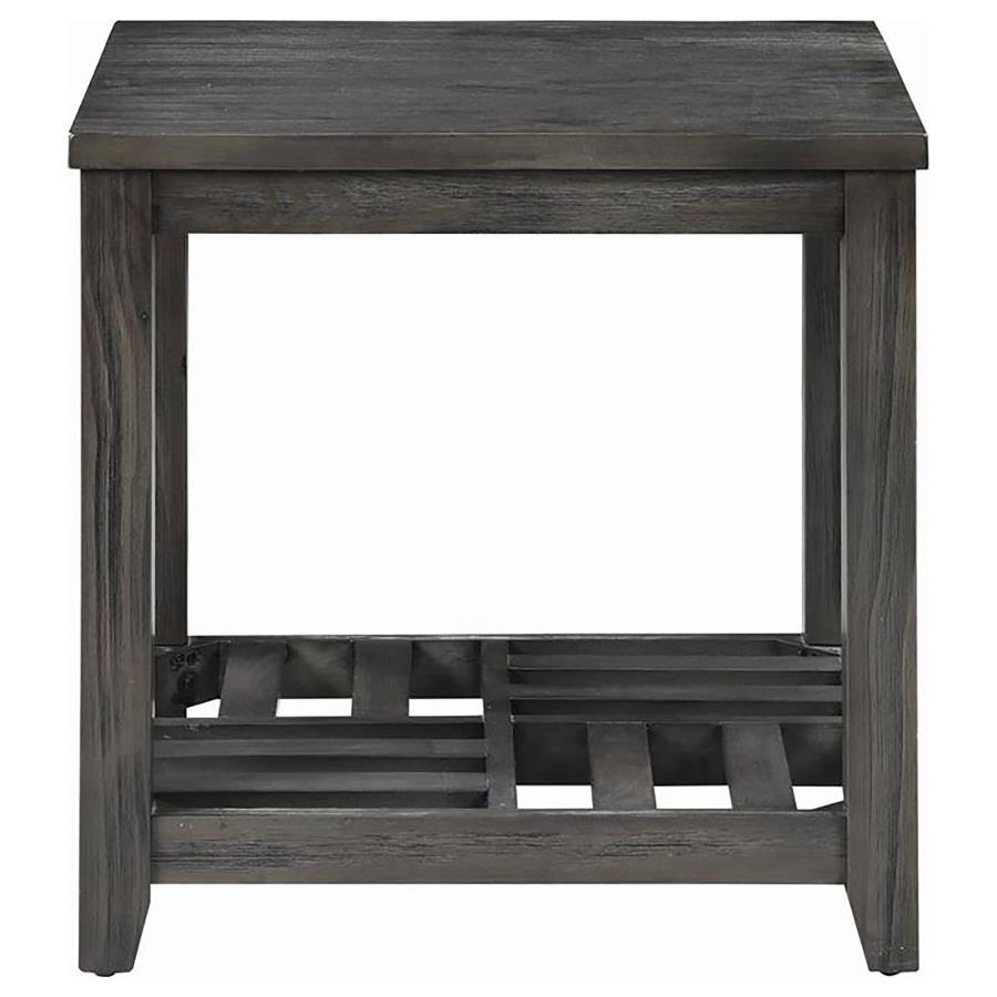Cliffview - 1-Shelf Rectangular End Table - Grey