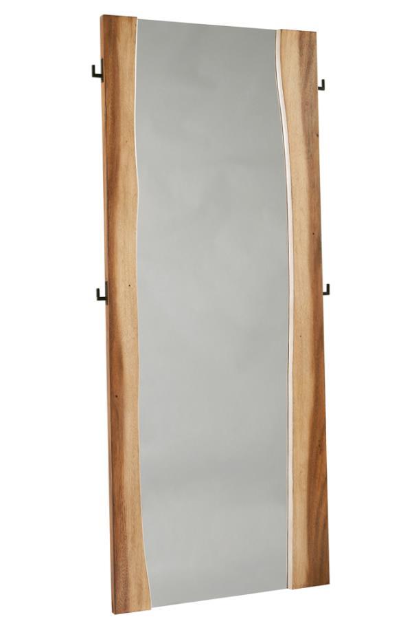 Winslow - Standing Mirror - Smokey Walnut and Coffee Bean