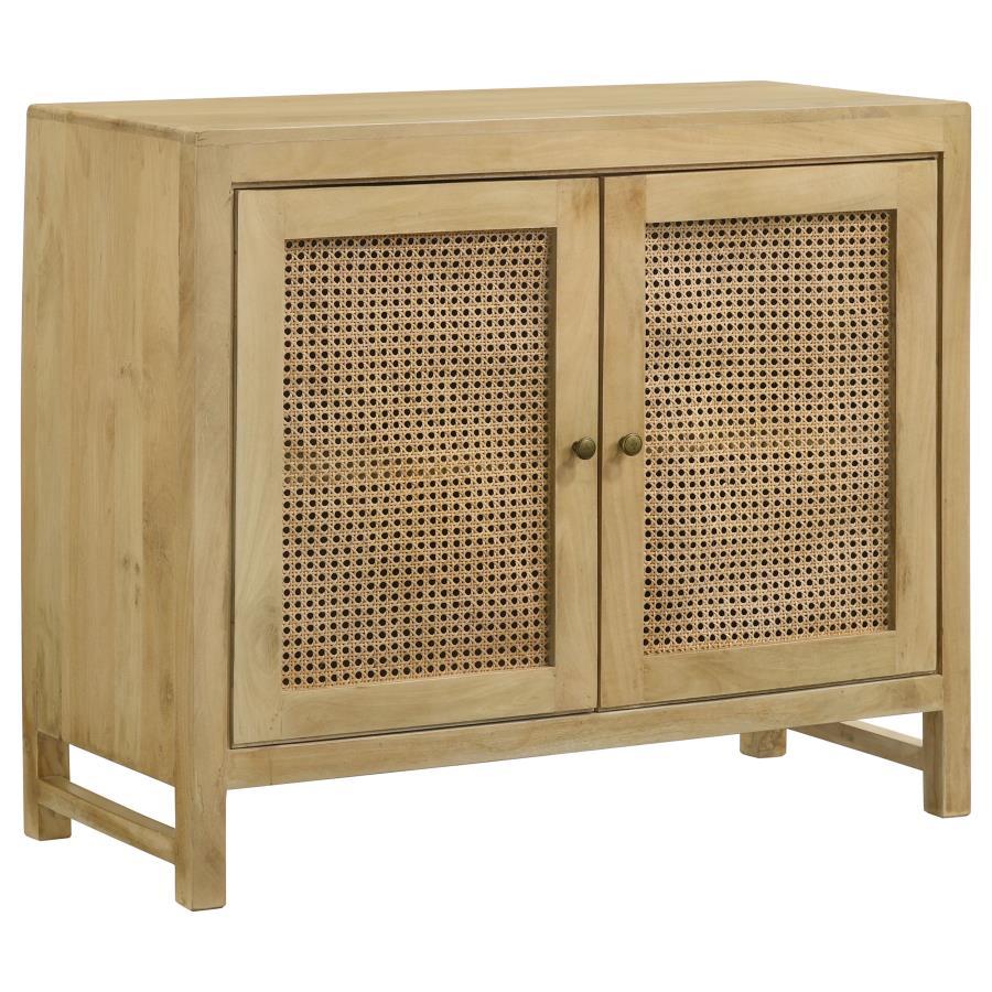 Zamora - Rectangular 2-Door Accent Cabinet - Natural