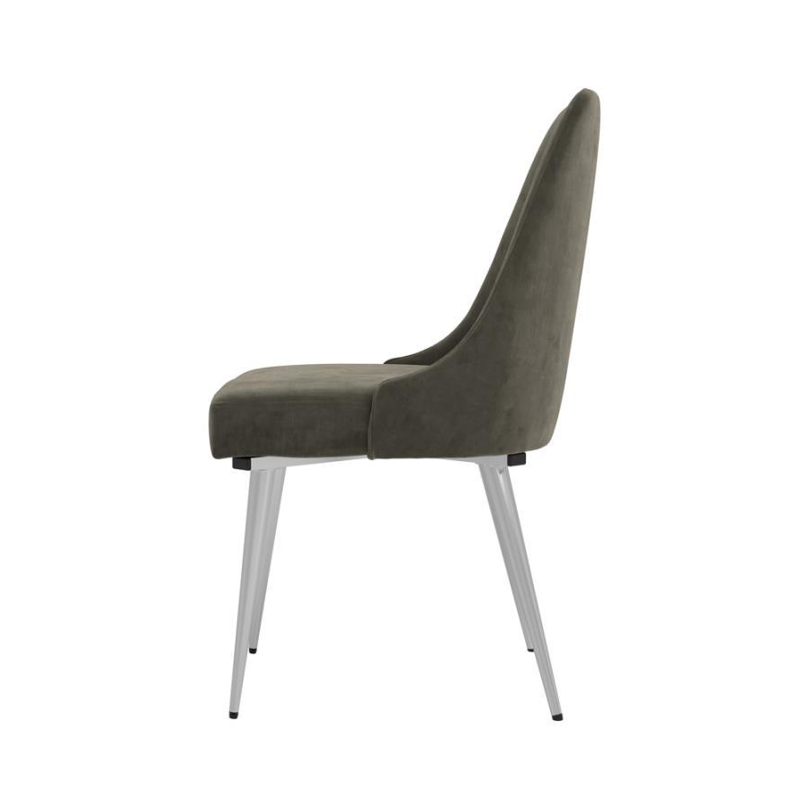 Cabianca - Curved Back Side Chairs (Set of 2) - Grey