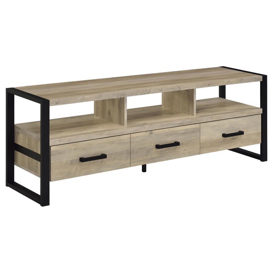 60" TV Stand - Antique Pine