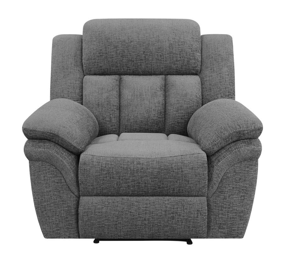 Bahrain - Upholstered Glider Recliner - Charcoal
