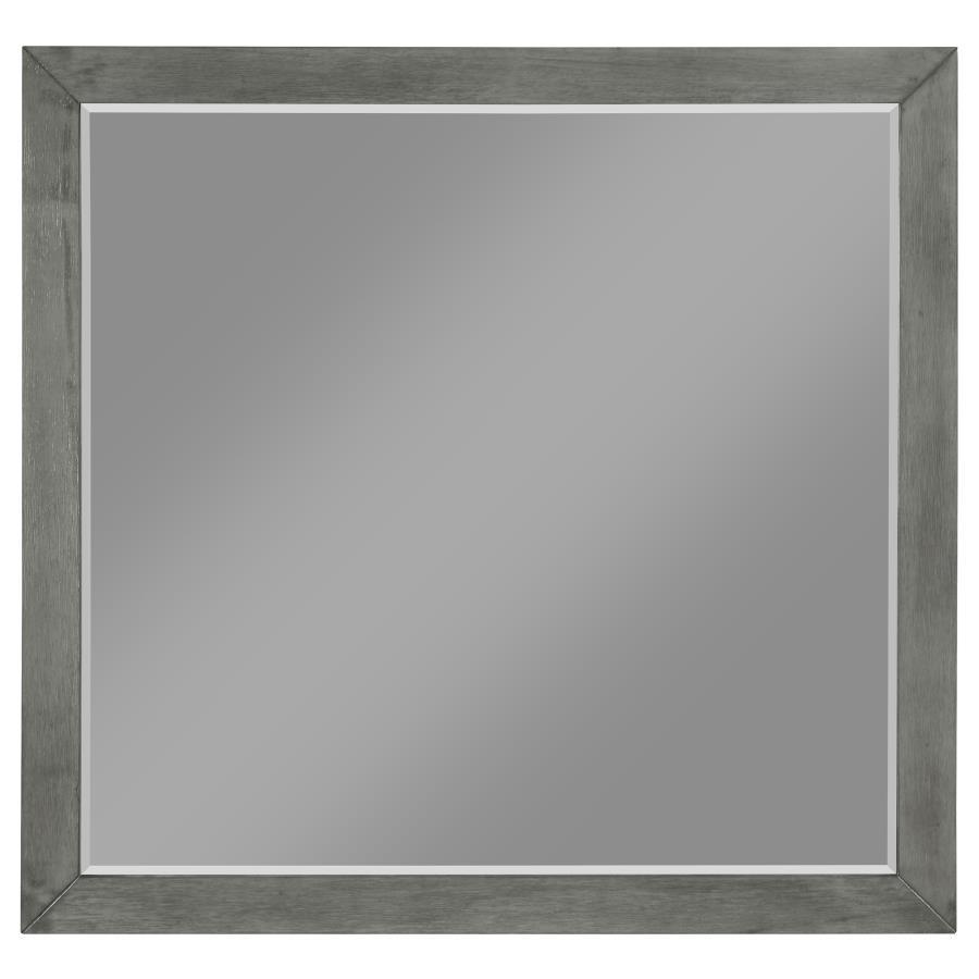Nathan - Rectangular Dresser Mirror - Grey