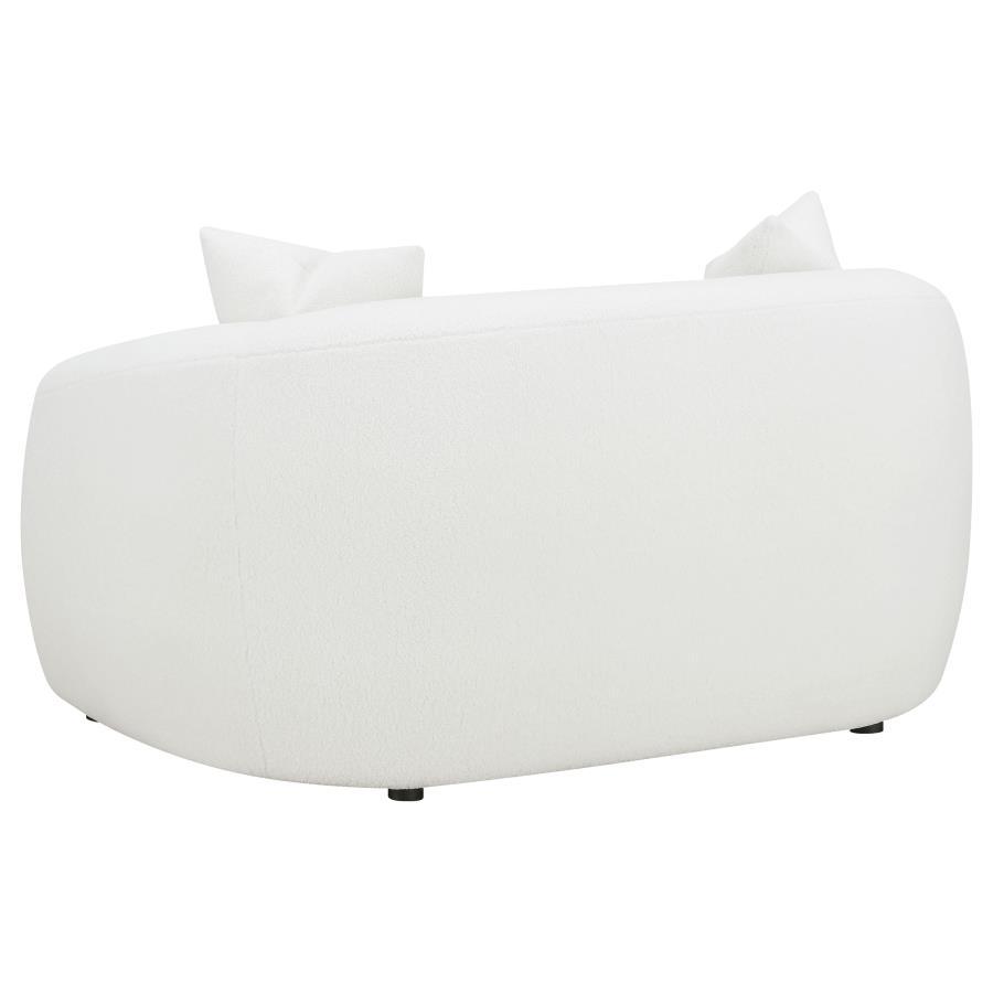 Isabella - 2-Piece Upholstered Tight Back Living Room Set - White