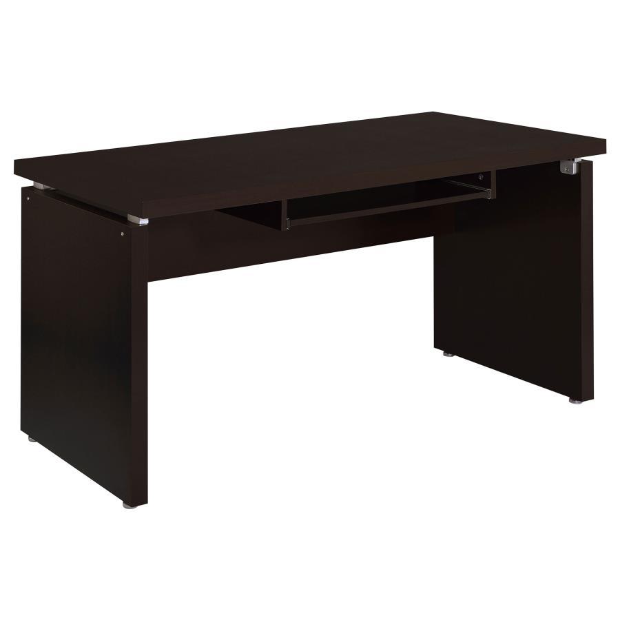 Skylar - 2-Piece Home Office Set L-Shape Desk With File Cabinet - Cappuccino