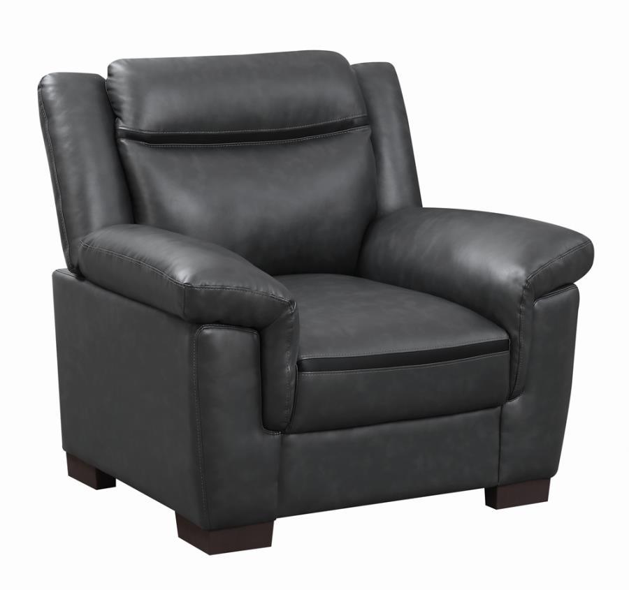 Arabella - Pillow Top Upholstered Chair - Grey