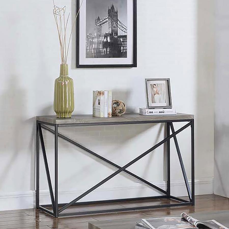 Birdie - Rectangular Sofa Table - Sonoma Grey