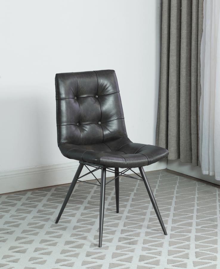 Aiken - Tufted Dining Chairs (Set of 4) - Charcoal