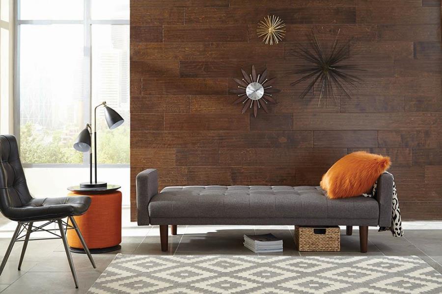Sommer - Tufted Sofa Bed - Grey