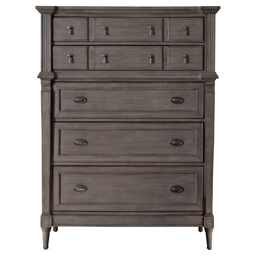 Alderwood - 5-Drawer Chest - French Grey