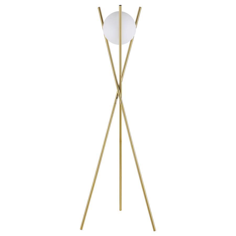Yamileth - Tripod Floor Lamp - Gold
