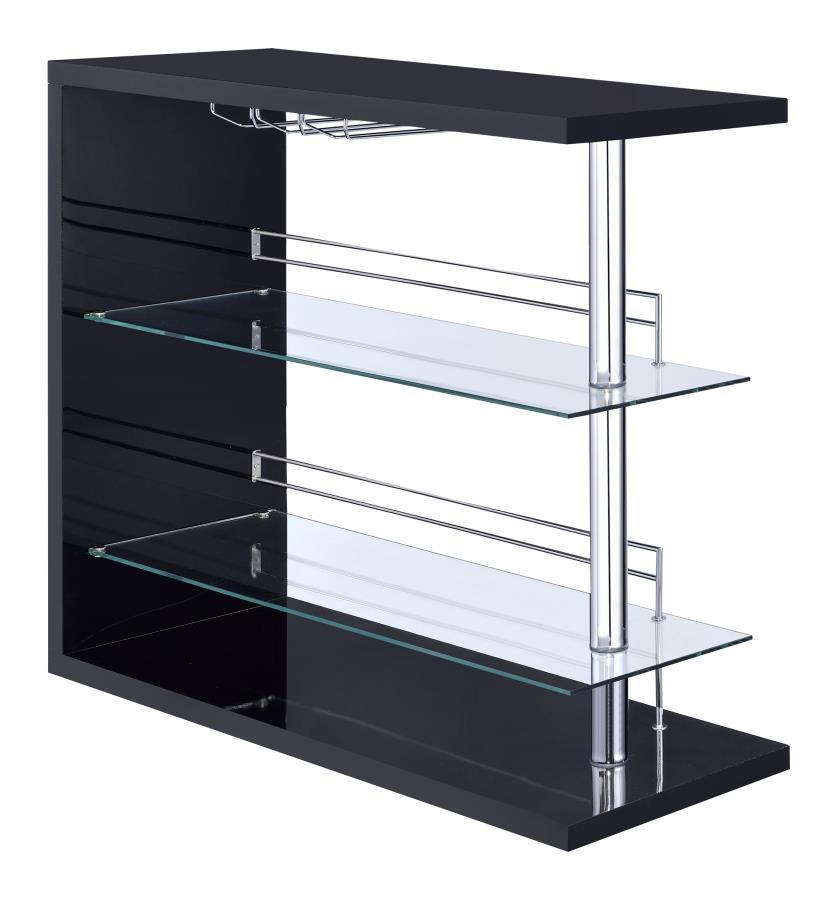 Prescott - Rectangular 2-shelf Bar Unit