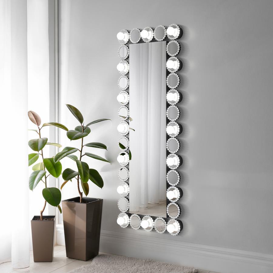Aghes - Rectangular Wall Mirror With Led Lighting Mirror