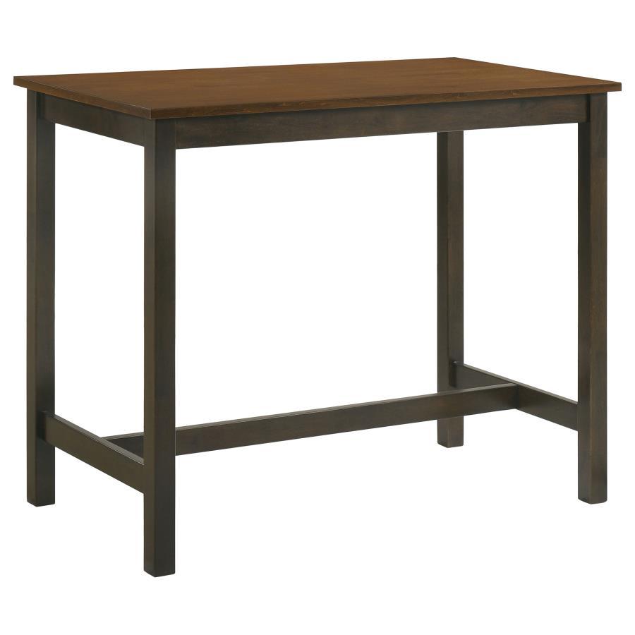 Connie - 4-Piece Counter Height Set - Chestnut and Dark Brown