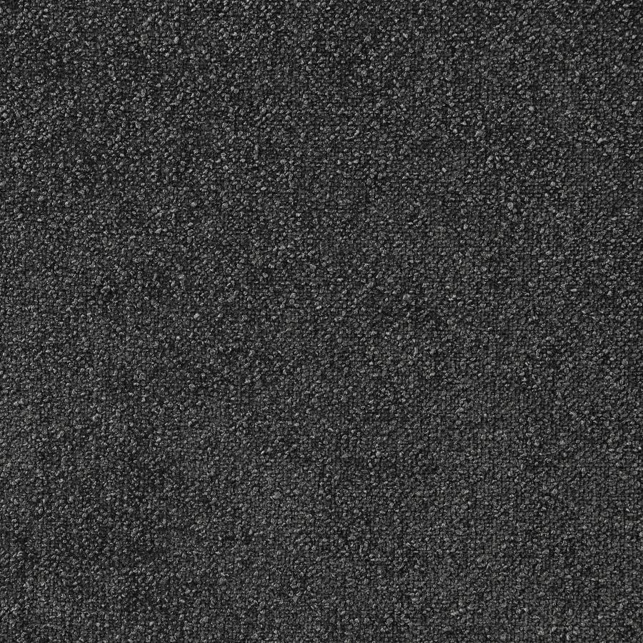 Sunny - Upholstered Square Ottoman - Dark Charcoal