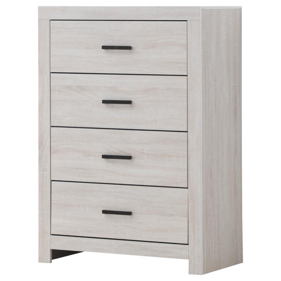Brantford - 4-Drawer Chest Coastal - White