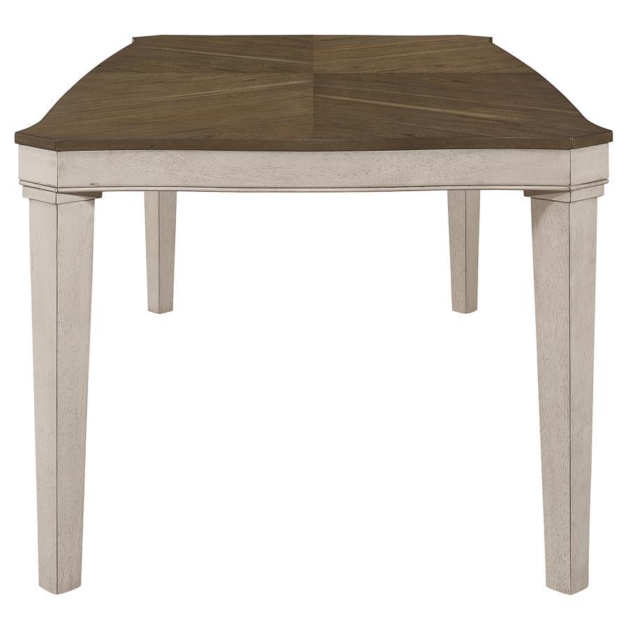 Ronnie - Starburst Dining Table - Nutmeg and Rustic Cream