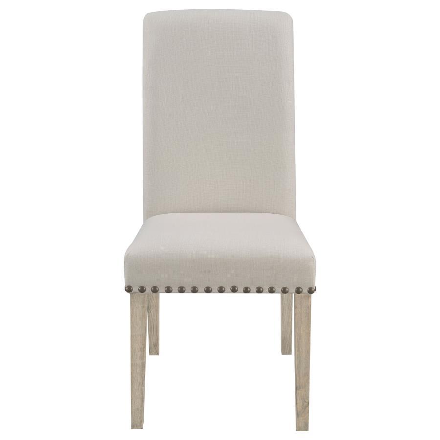 Salem - Upholstered Side Chairs (Set of 2) - Rustic Smoke and Grey
