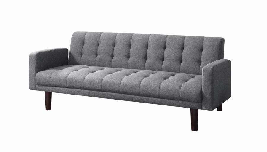 Sommer - Tufted Sofa Bed - Grey