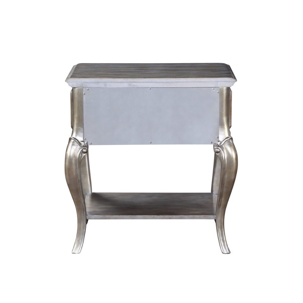 Esteban - Nightstand - Antique Champagne - 30"