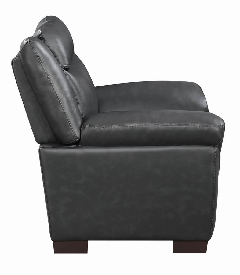Arabella - Pillow Top Upholstered Chair - Grey