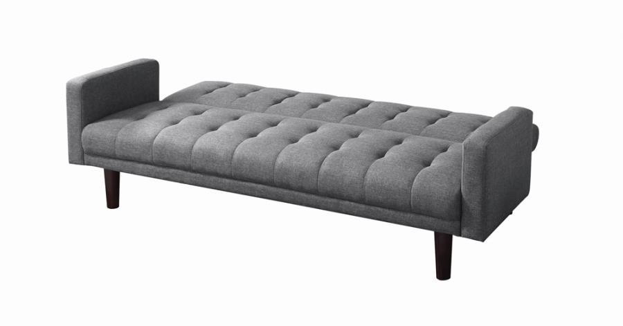 Sommer - Tufted Sofa Bed - Grey