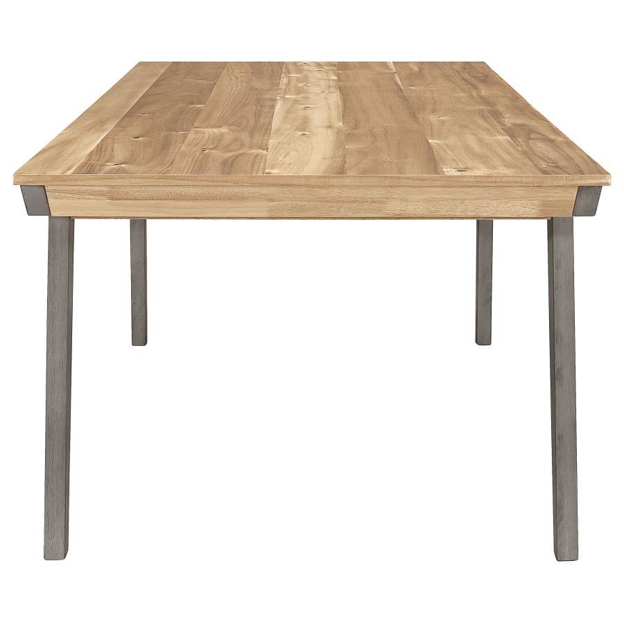 Nogales - Wooden Dining Table - Acacia and Coastal Grey