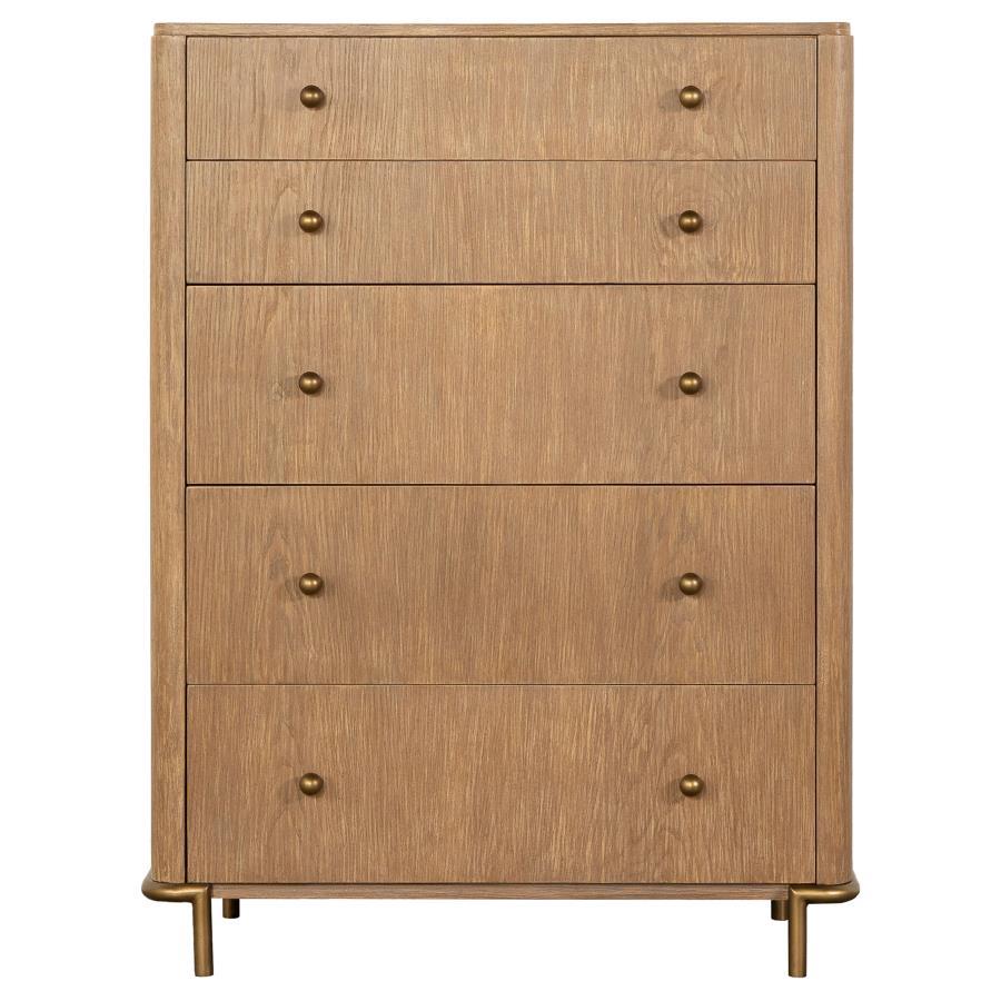 Arini - 5-Drawer Chest - Sand Wash
