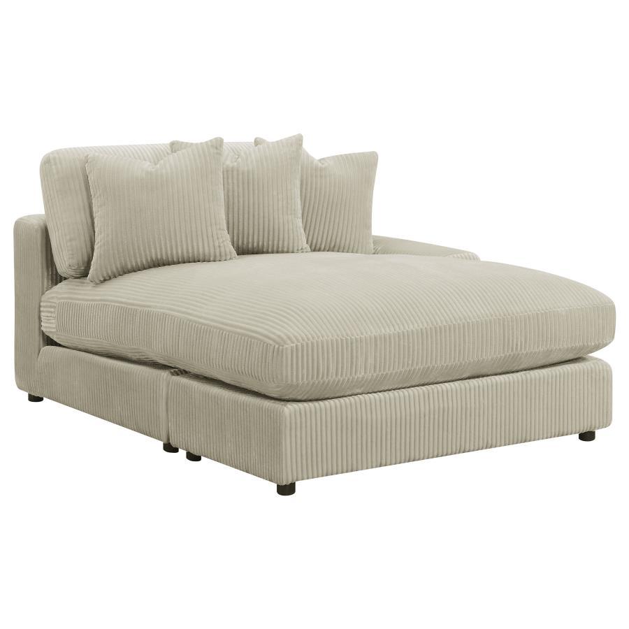 Blaine - Upholstered Reversible Sectional Sofa - Sand