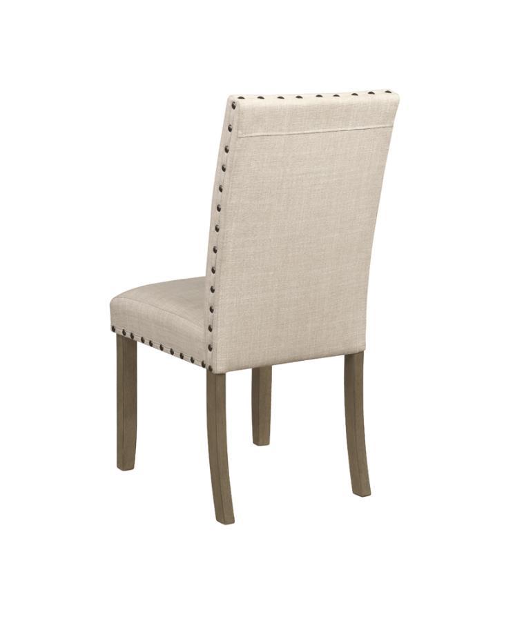 Ralland - Upholstered Side Chairs (Set of 2) - Beige and Rustic Brown