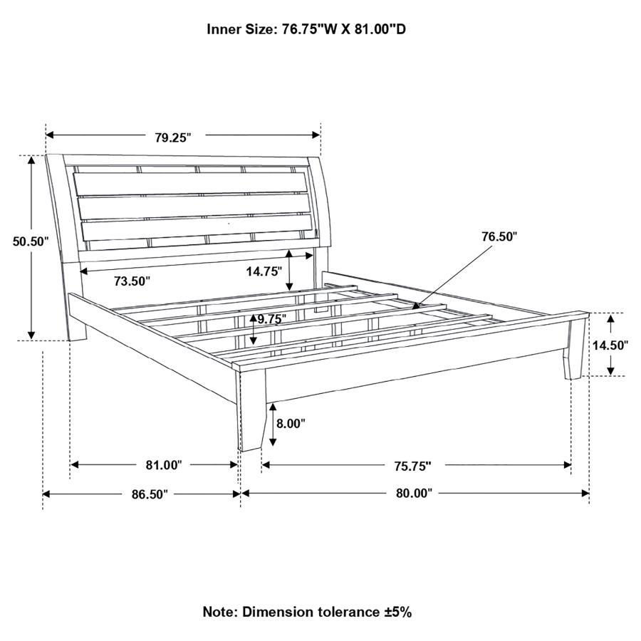 Serenity - Panel Bed